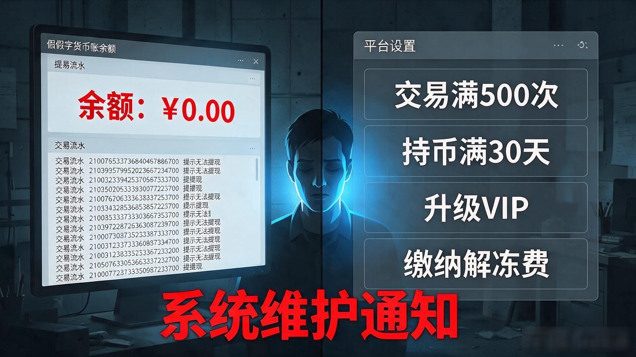 烯量数字货币骗局被扒了，高收益全是画饼，本金根本回不来