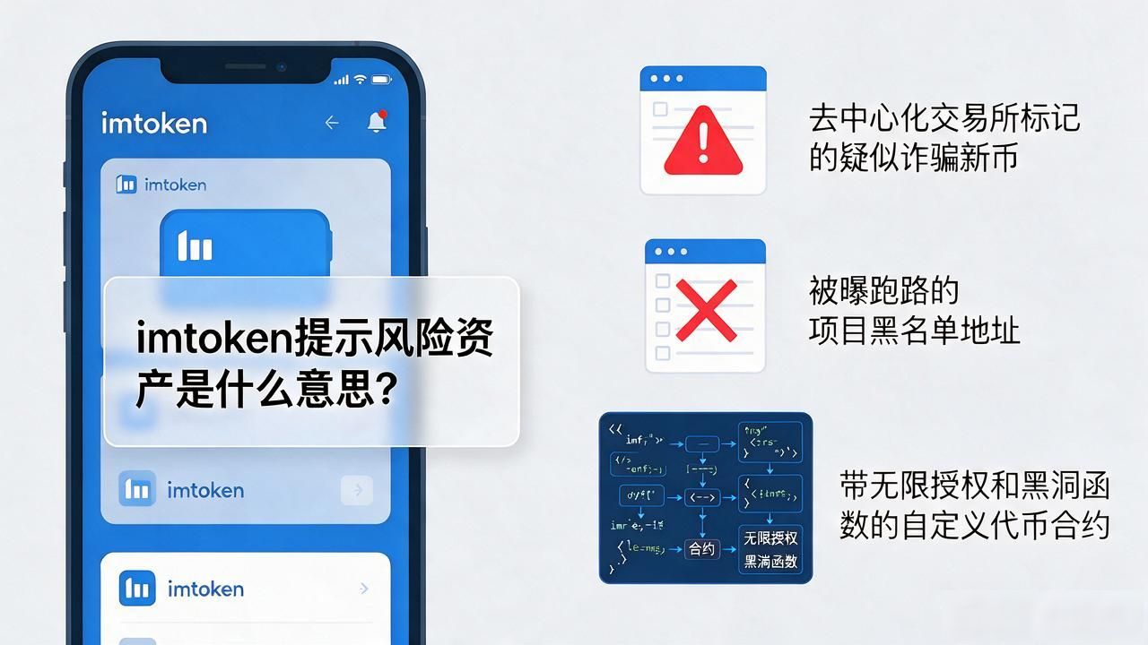 imtoken提示风险资产是什么意思？怎么解决？