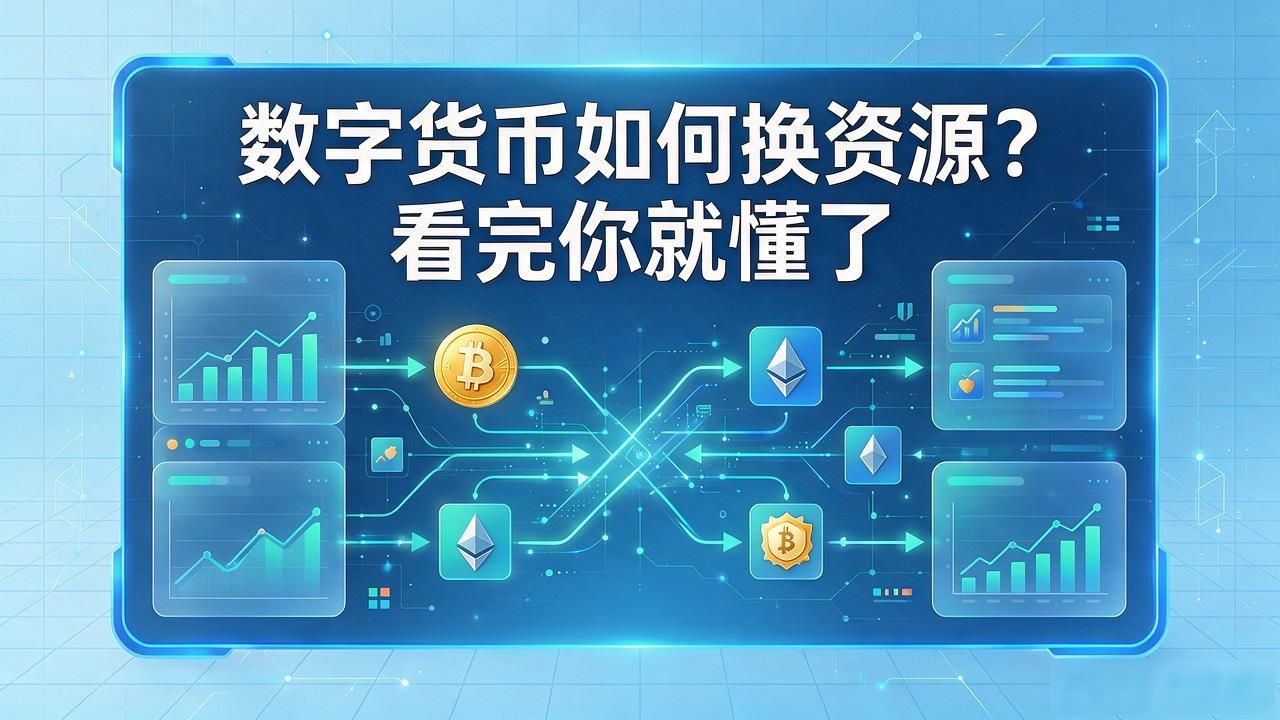 数字货币如何换资源？看完你就懂了