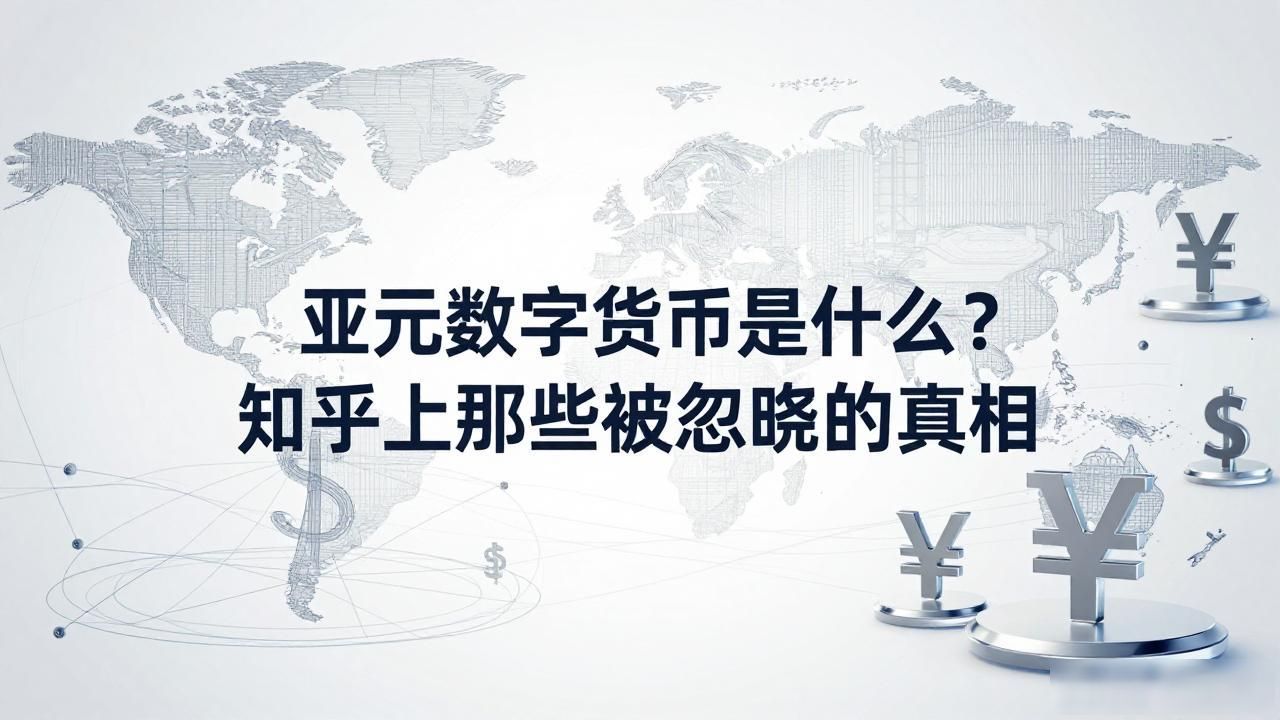 亚元数字货币是什么？知乎上那些被忽略的真相