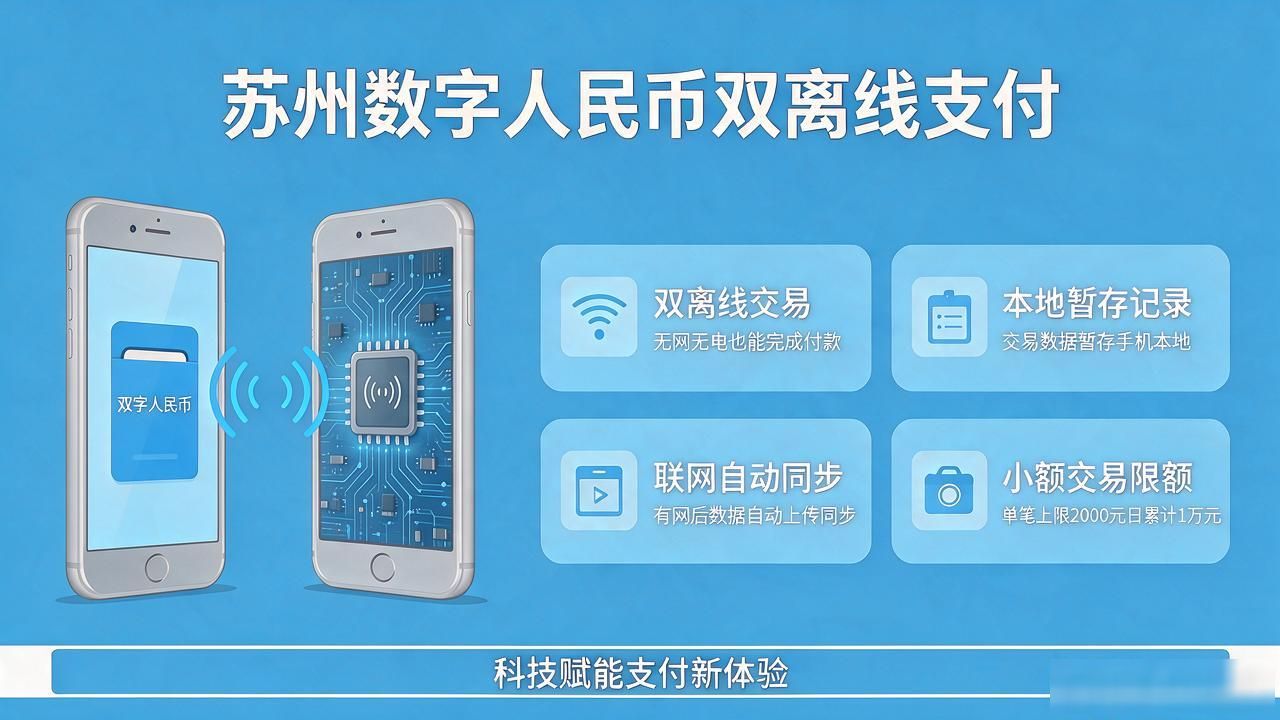 苏州数字人民币双离线支付 手机没网也能轻松顺利完成付款