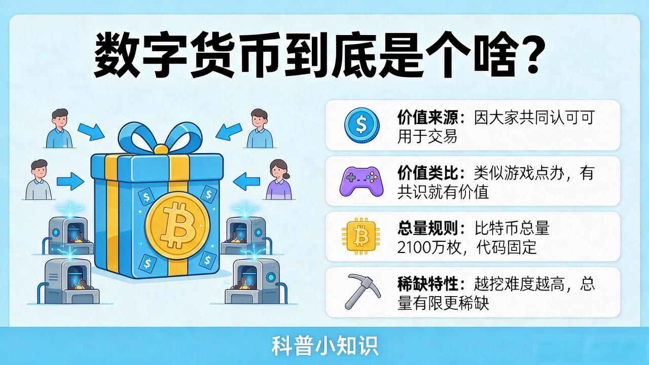 数字货币到底是个啥？一张图让你秒懂