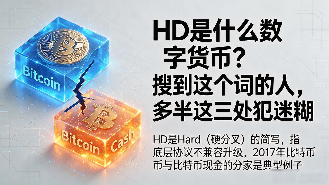 HD是什么数字货币？搜到这个词的人，多半在这三处犯迷糊