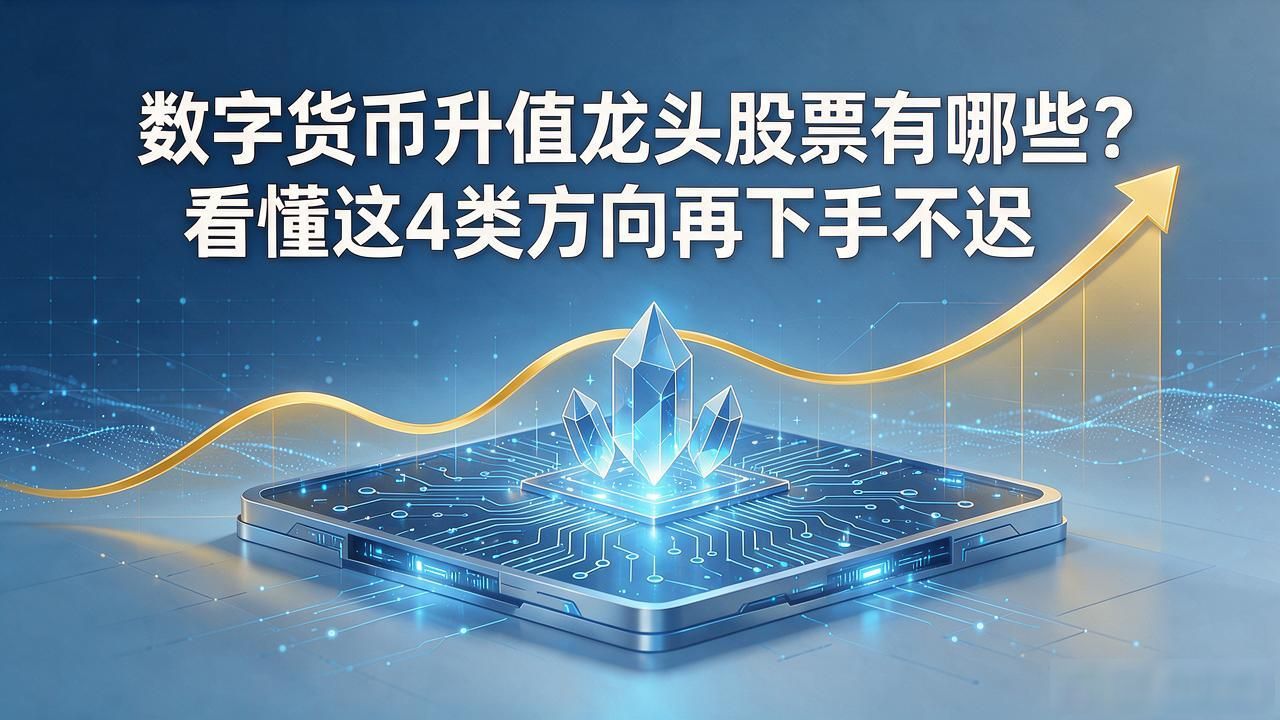 数字货币升值龙头股票有哪些？看懂这4类方向再下手不迟