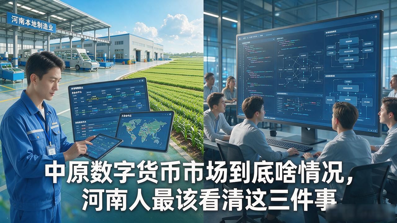 中原数字货币市场到底啥情况，河南人最该看清这三件事