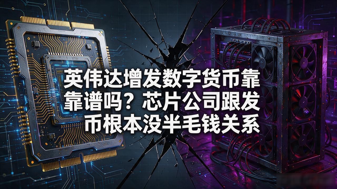 英伟达增发数字货币靠谱吗？芯片公司跟发币根本没半毛钱关系