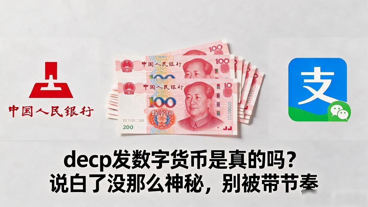 dcep发数字货币是真的吗？说白了没那么神秘，别被带节奏