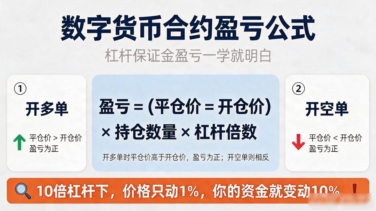杠杆倍数与保证金计算技巧_数字货币合约交易核心公式解析_数字货币合约公式