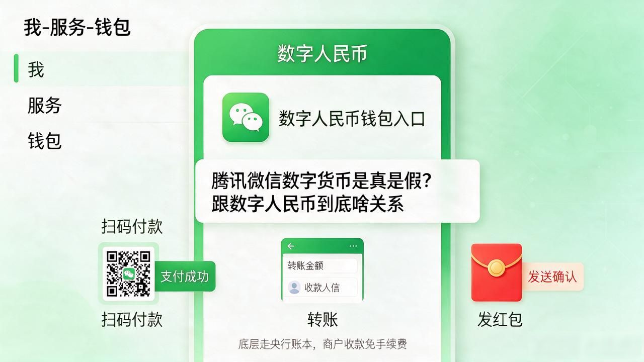 腾讯微信数字货币是真是假？跟数字人民币到底啥关系
